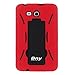 RED Black Heavy Duty Hybrid Case Cover Skin for Samsung Galaxy Tab 3 7