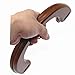 Model Worker 4PCS MDF U-Shaped Handles Replacement for Handmade Bag Handbags Purse Handles (Brown)