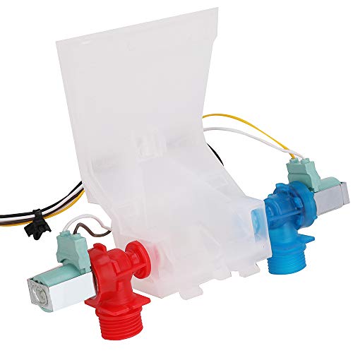 KONDUONE W10144820 Water Inlet Valve for Whirlpool Kenmore Maytag Washer -Replaces WPW10144820, AP6015761, 1480998 Water Valve