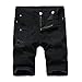 Kool Classic Mens Skinny Ripped Destroyed Distressed Jeans Denim Shorts