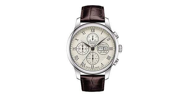 Tissot Le Locle Valjoux Chronograph Automatic Silver Dial Men's Watch  T006.414.16.263.00 : Amazon.ca: Clothing, Shoes \u0026 Accessories