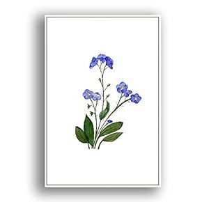 Framed Canvas Wall Art for Living Room, Bedroom Leaves Canvas Prints for Modern Home Decoration Ready to Hang - 16"x24" inches