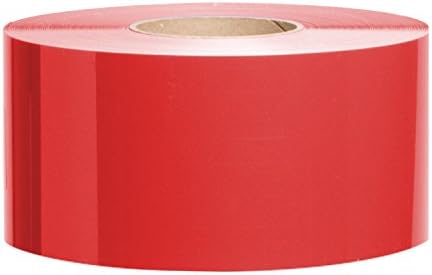 DuraStripe Red Mean Lean Floor Tape - 22 Mils Thickness, 3-Inch x 200 Foot Roll