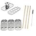 [3 Pack] Screens for Pax 2 Pax 3, Adjustable Sandwich Pusher and 3D Bottom Screen Compatible with px 2 & px 3, [3+1] Pipe Cleaners Hard Bristle and Black Brush for Cleaning