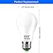 HEKEE Dusk to Dawn Sensor Light Bulbs LED A19 810 Lumens, Outdoor Porch Lights, 60 Watt Equivalent, Warm White 2700K Soft White Security Bulb(Auto on/Off), E26 Screw Base(4 Pack)