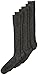 GOLDTOE Men's Windsor Wool Over-The-Calf Dress Socks, 3-Pairs, Charcoal, Large