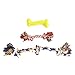 11 Piece Set Dog Puppy Chew Toys - Nearly Indestructible Toys For Dogs To Keep Them Busy and Free of Boredom - Includes Tough Long Lasting Canine Rope Toys, Bones, Rope Ball, and More