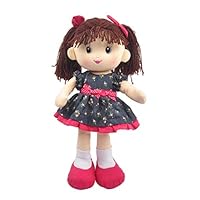 Linzy Plush 16" Magenta Libby Soft Rag Doll