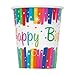 Rainbow Birthday Deluxe Party Pack Serves 16 Plates Cups Napkins & Tablecloth