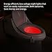 Tenswall Toilet Seat Illuminating Night Led Light - Motion Activated Bathroom Bowl Nightlight – 8 Different Color Changes - Light Sensitive Movement Sensor – Easy To Install Battery Operated 2 Pack