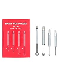 dgol completo bola de calibre pequeño agujero gama 1 8"  1 2" 4 unidades telescópico calibre