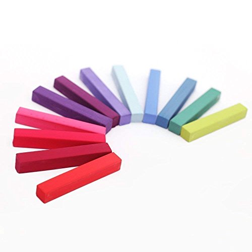 Hair Chalk,Hair Chalk Pens,Temporary Hair Chalk-Washable Hair Color Safe For Kids And Teen - For Party,Girls Gift,Kids Toy,Birthday Christmas Gifts For Girls,12 Bright Colors