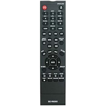 Amazon.com: SE-R0265 Replace Remote Applicable for Toshiba DVD Video