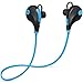 Sunshell Bluetooth Headphones, Sport Wireless Earbuds In-Ear Stereo Earphones with Mic for iPhone, Samsung, Android Smartphones (Bluetooth 4.1, CVC 6.0 Noise Cancelling, Sweatproof)-Blue