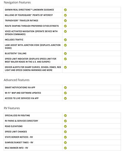 Garmin RV 785 & Traffic, Advanced GPS Navigator for RVs with Built-in Dash Cam, High-res 7