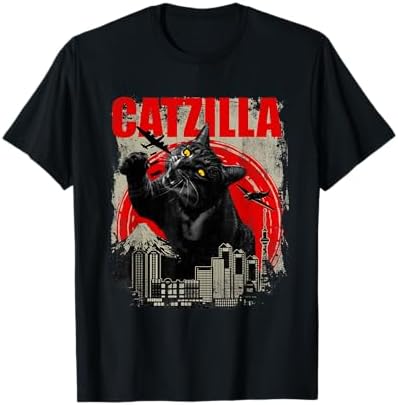 【ちゃた】オーダー品 Amazon.com: Catzilla Design Japanese Cat for Men Women Cat Graphic
