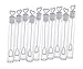 Micro Trader 100PCS Bubble Bottles Love Heart Test Soap Water Wand Tube Wedding Party Favors