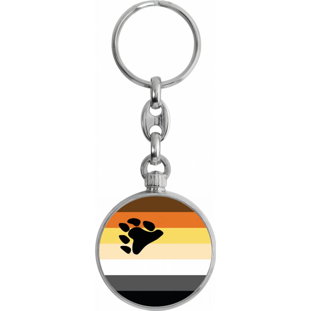 Toff London Pride Bear Flag Keyring