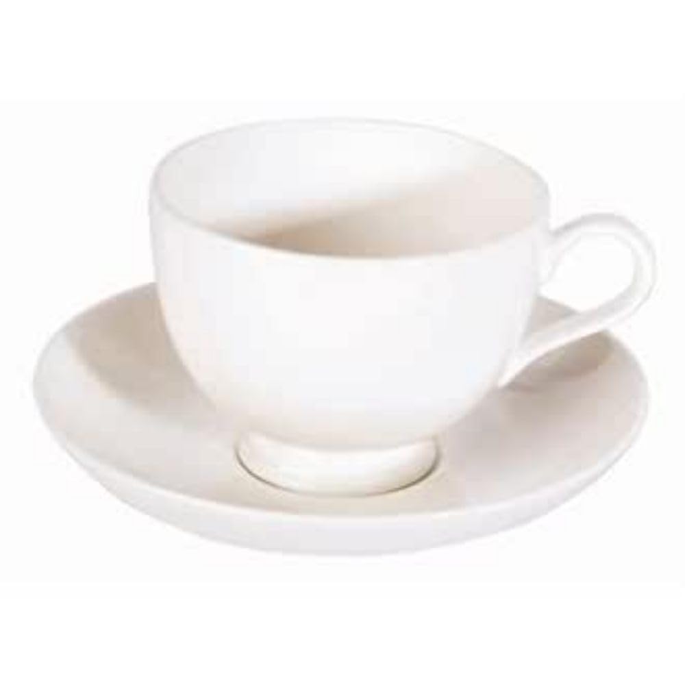 Royal Porcelain CG028 Classic Tea Cup, Capacity: 230 mL, White (Pack of 12)
