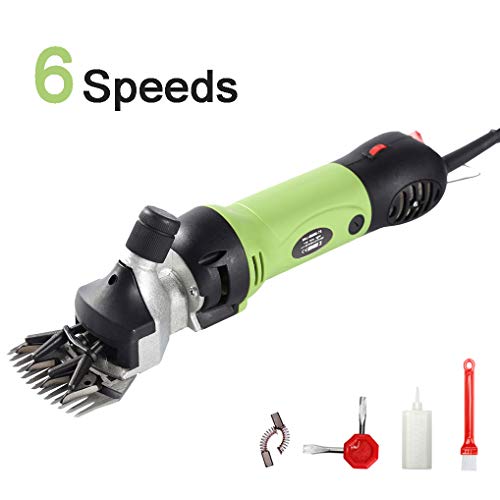 Sheep Shears Electric Clippers for Goats, Alpacas, Llamas, Thick Coat and Heavy Duty Animals, Farm Livestock Pet Supplies for Hair Fur Grooming, 380W