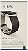 Fitbit Blaze Accessory Band, Leather, Black, Small