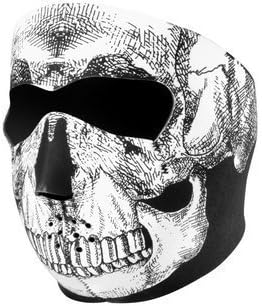 Playwell Bikers Neoprene Motorcycle Full Face Skull Mask Balaclava Reversible