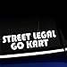 Artistic Reflection Street Legal Go Kart - Vinyl Decal for Mini Cooper - Choose Color - [White]