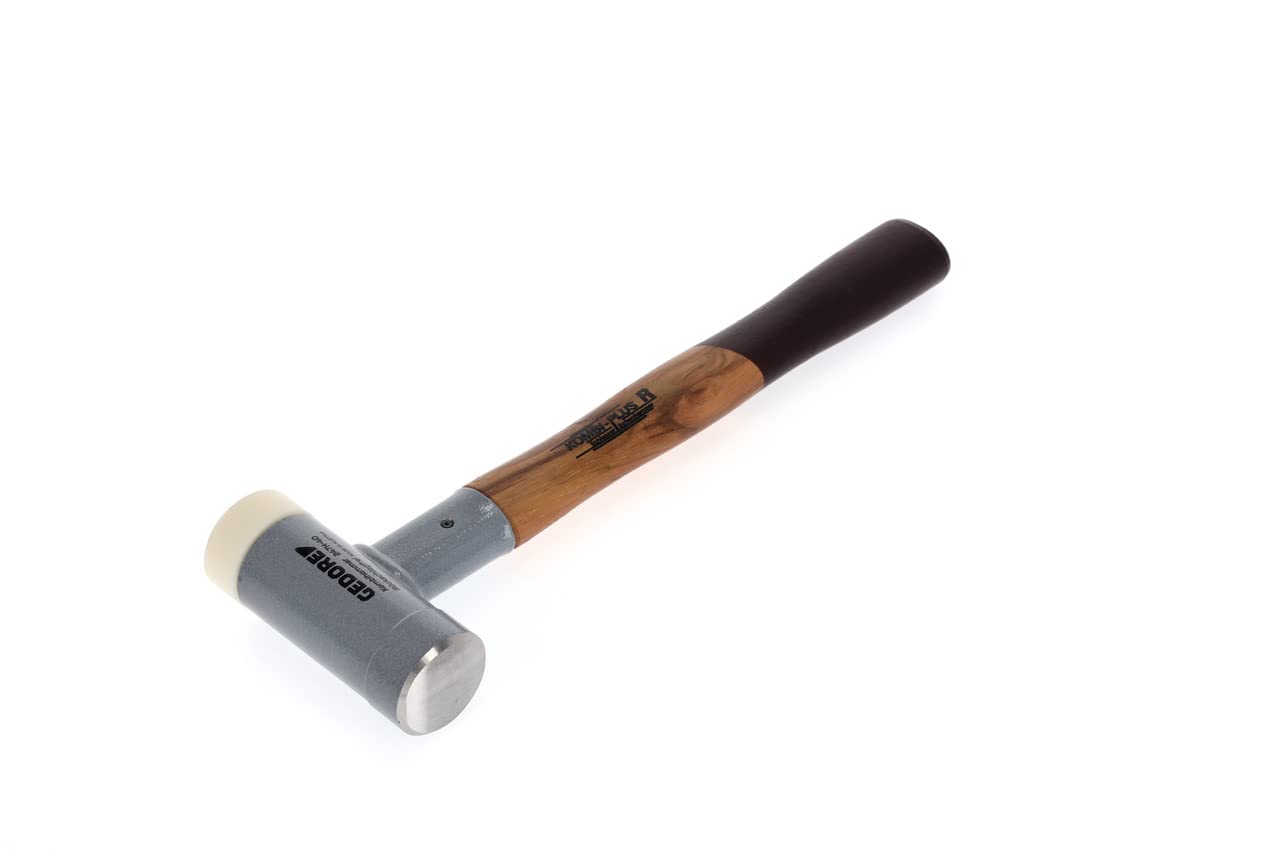 GEDORE KOMBI-PLUS R Hammer, Wooden handle, Soft face / engineer’s hammer, Dia. 40 mm, Recoilless, Hickory handle, 247 H-40