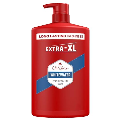 Whitewater 3-in-1 Mehrzweck-Shampoo für Haar, Gesicht und Körper 1000 ml, langanhaltende Frische, Duft von Parfümqualität, Tiefenreinigung