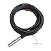 DROK Waterproof Temperature Sensor DS18B20-55℃ to +125℃ 1 Meter/39.37
