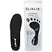 Orthotic Insoles for Flat Feet Insoles Plantar Fasciitis High Arch Support Feet shoes, Black, 9-9.5 M US Women / 7-7.5 M US Men