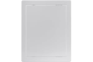 Vent Systems White ABS Plastic - Access Panel 8 x 10 Inch - Access Panel with Door for Drywall, Wall and Ceiling Electrical and Plumbing Service Wall Hole Cover - Exterior Dimensions 8.6x10.6 Inches