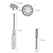 Diamond Cutting Disc, Dayree 10pcs 22mm Mini Cut Off Wheel with Mandrel & Screwdriver for Dremel Rotary Tools Gemstones Glass Cutting Disks