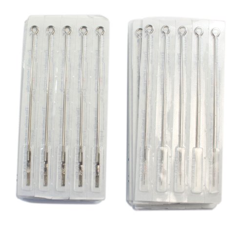 100 Pcs Tattoo Needles 3RL, 5RL, 5RS, 5M1, 7RL, 7RS, 7M1 