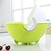CHICHIC 2-in-1 kitchen Strainer/Colander & Bowl Sets, Large Plastic Washing Bowl and Strainer, Detachable Colanders Strainers Set, Space-Saver, for Fruits Vegetable Cleaning Washing Mixing, Pink