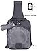 boxuan Tactical Sling Bag Pack Military Rover Shoulder Sling Backpack EDC Molle Assault Range Bags Day Pack with Tactical USA Flag Patch （Medium & Small Sizes）