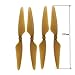 XiaoPengYo Spare Parts Propeller Blade for Bugs 3 B3 F100 F17 RC Quadcopter RC Drone (Black & Brown)