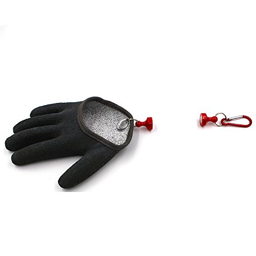 TOPIND Angelhandschuhe Jagdhandschuh Wasserdicht Anti-Schnitt Handschuh PE Draht gewebt Latex Fisch Fang Handschuhe mit… – Bild 3