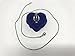 Official Precious Pearl by KW Products, Cultured Pearl in Oyster Heart pendant with Rhodium Plated Chain Heart Pendant