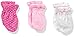 Spasilk Baby 3 Pack 100 Percent Cotton Scratch Mittens, Pink Rose, One Size