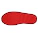 Terry Velour Closed Toe Slippers Cloth Spa Hotel Unisex Slippers for Women and Men Red