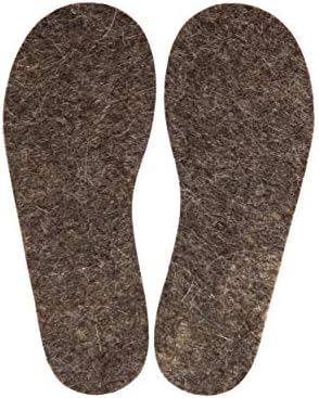 Kids Shoe Felt Insoles Size 3.5LK - Pure 100% Wool - Extra Comfortable Cozy Warm for Cold and Wet Weather - Great for Outdoor Activities, Winter Boots - 6 mm (1/4'') Thick - 2 psc in a Pack