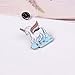 4 pack Enamel Brooch Pin Sets Cute Rainbow Diamond Unicorn Kids Pins for Backpacks