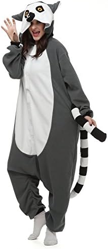 Unisex Adult Pyjamas Halloween Costume One Piece Animal Cosplay Onesie for Women Men