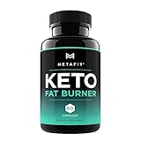Keto Fat Burner Pills for Weight Loss - 60 Keto Burn Capsules - Improve Metabolism & Boost Energy - Shark Tank Ketosis Diet Supplement for Women & Men by METAFIT
