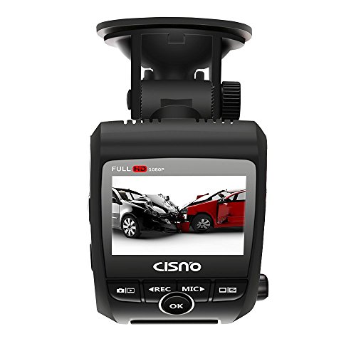 2.4â€ 1080P Dash Cam 170 Wide Angle Car On Dash Video G-Sensor Night Vision WDR Footage Dashboard Lens Adjustable Camera Recorder, 2 Mounts