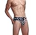 Banana Bucket Men's America Flag Stars Low Rise Swimwear Bikini Briefs Beach Swimsuit