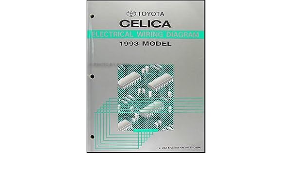 Toyotum Celica Wiring Diagram 1993 - Complete Wiring Schemas