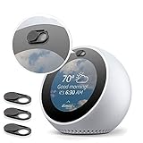 Amazon Echo Spot Camera Cover - Webcam Privacy Slide - Compatible with Laptops, Tablets & Smartphones - Olixar Anti Hack/Amazon Spot Cover/Alexa Camera Cover - Black - 3 Pack
