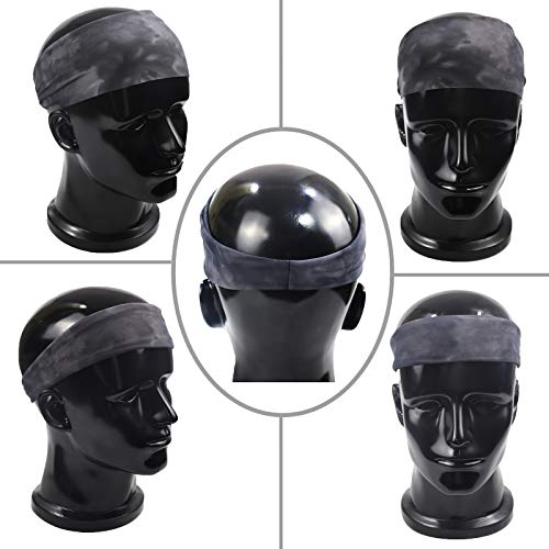 Sports Headband for Men and Women - Lightweight Sweatband Moisture-Wicking Training Sweatbands for Running, Cycling, Yoga, Basketball - Stretchy Unisex Headband